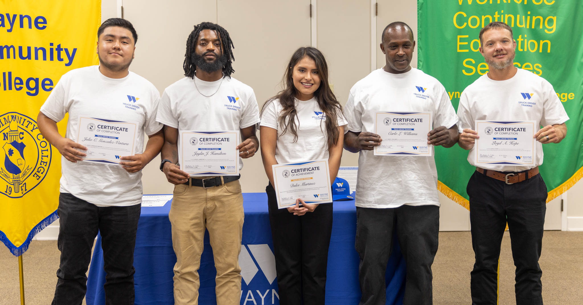 Truck Driver Training Class Graduates from WCC - Wayne Community ...