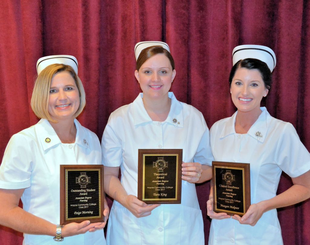 Nursing Class Receives Pins Wayne Community College Goldsboro NC
