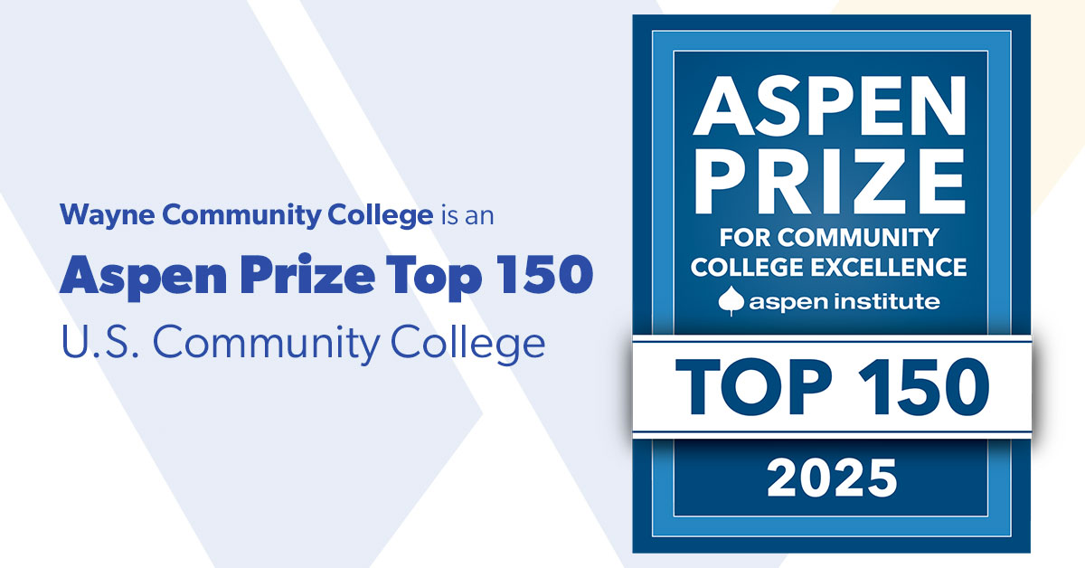 WCC Named as a Top 150 U.S. Community College Eligible for 2025 Aspen