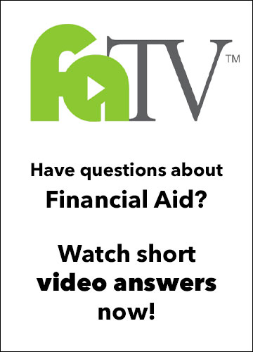 Financial Aid TV banner.