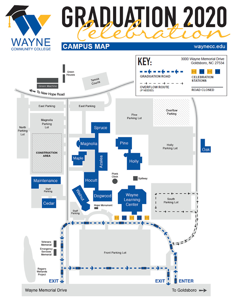 Wayne Community College Campus Map Wayne Community College | Goldsboro, NC