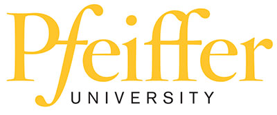 Pfeiffer University logo.
